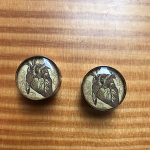 Mystic Metals | anatomical heart plugs 3/4”